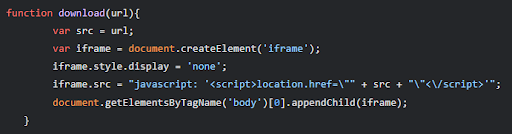 JavaScript Download Function Example